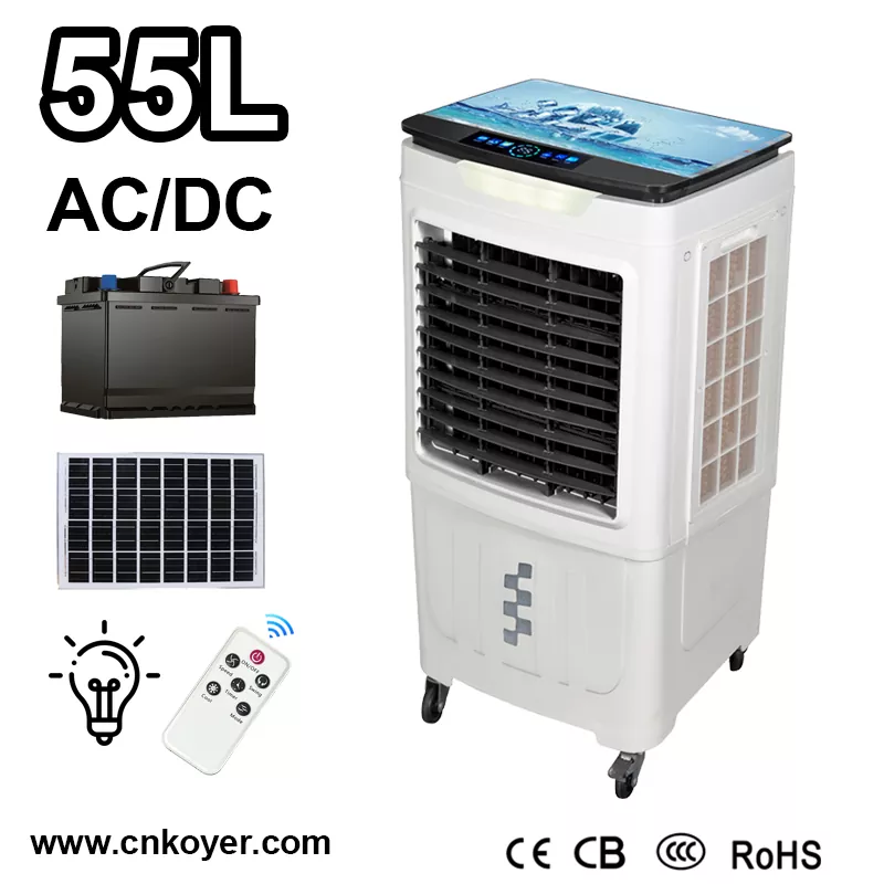 Ventilador enfriador de aire evaporativo eléctrico