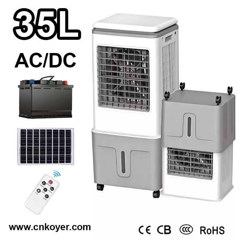 Ventilador enfriador de aire portátil recargable