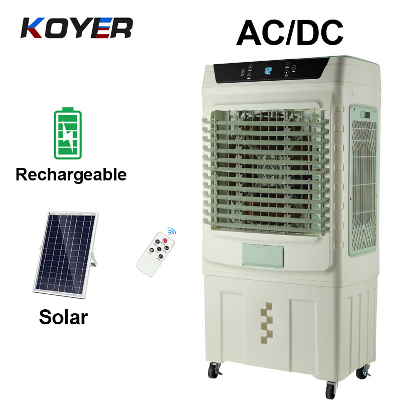 Ventilador de enfriador de aire solar con control remoto