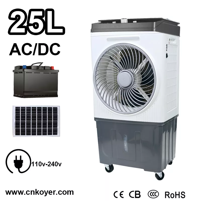Pequeño ventilador enfriador de aire AC DC