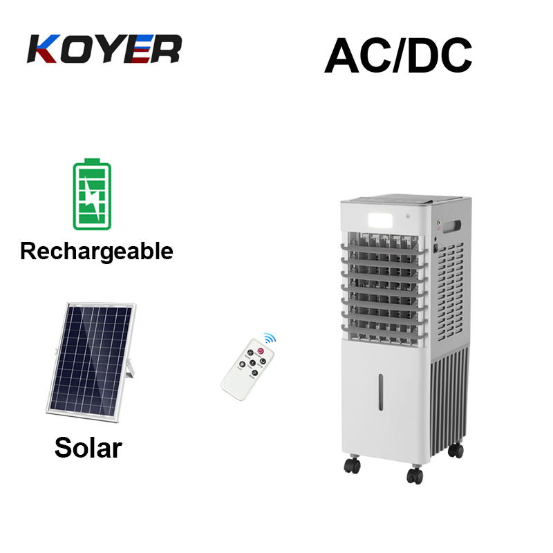 Pequeño ventilador enfriador de aire recargable